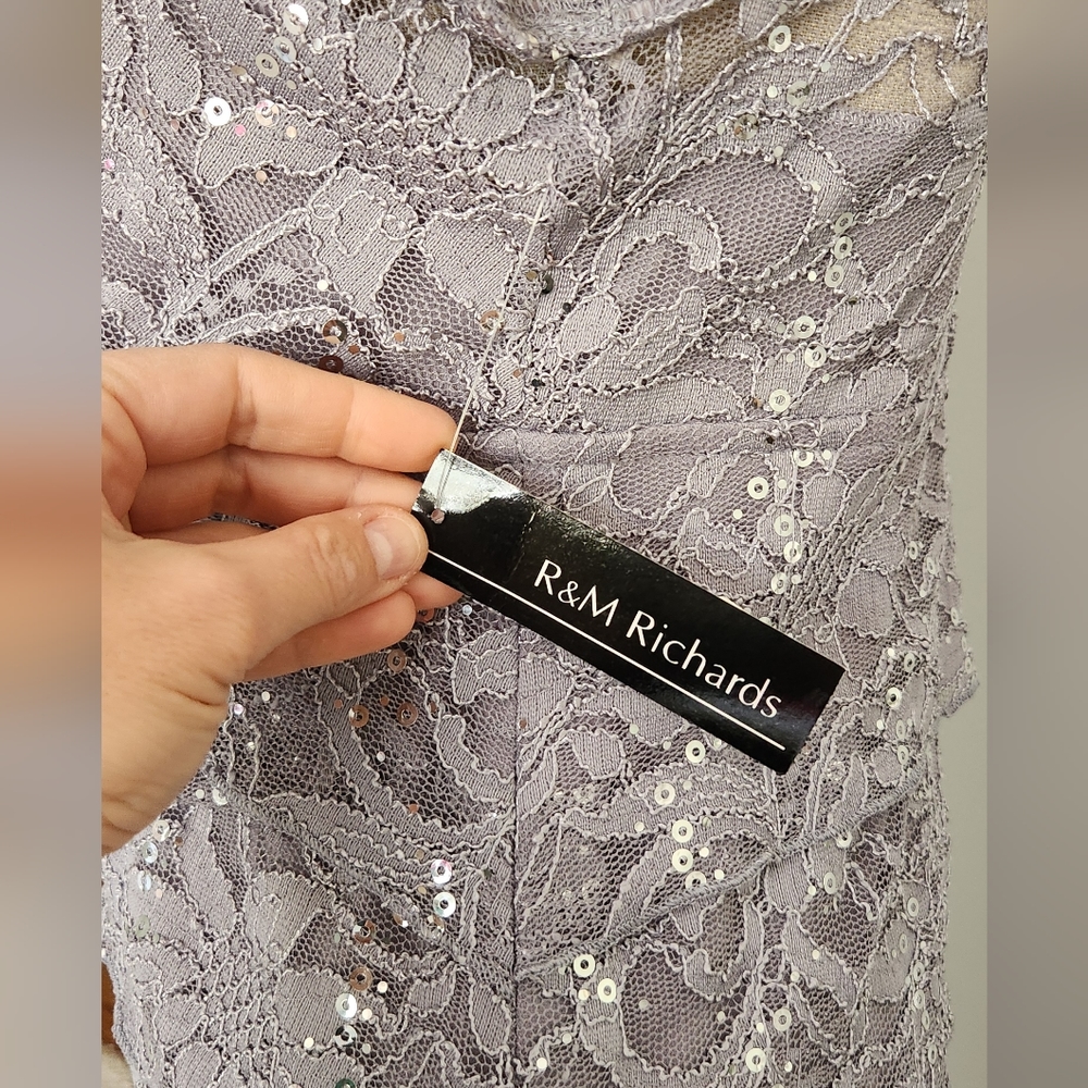 NEW - Silver Sequin Evening Dress - NWT - Picture 8 of 13